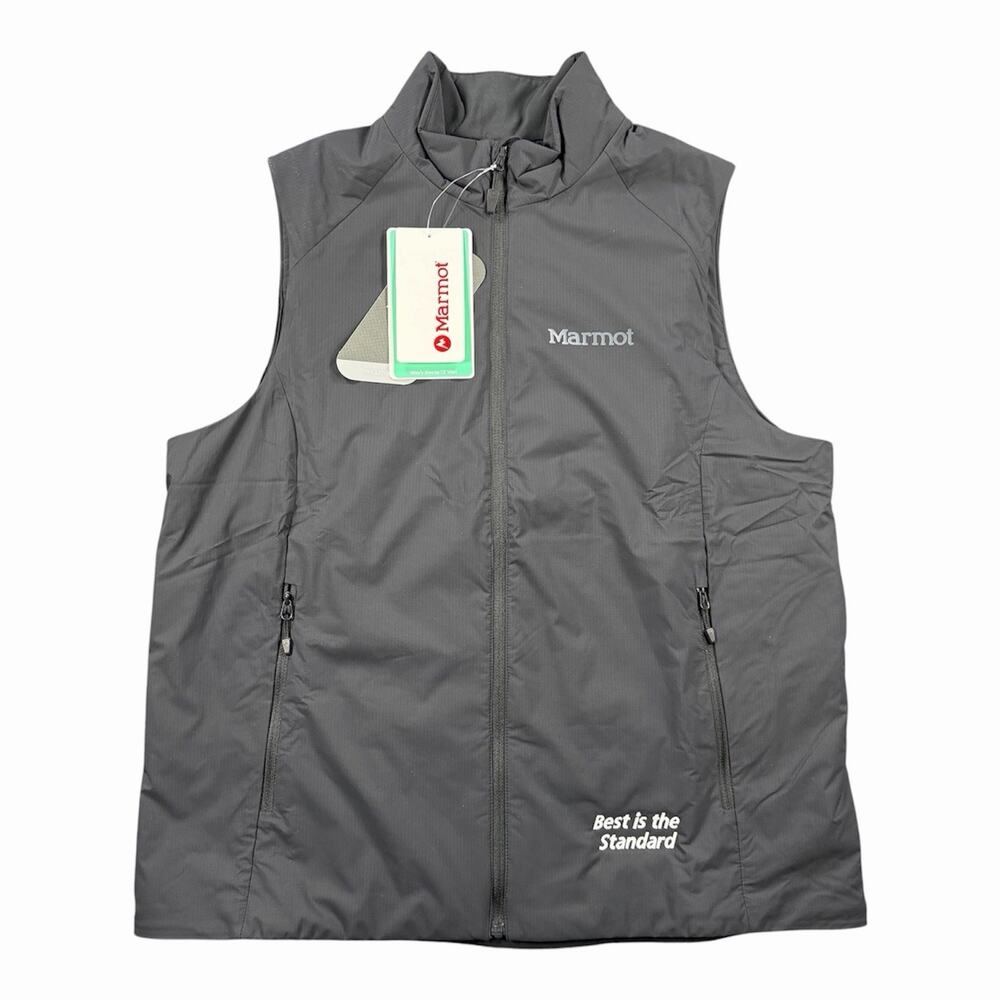 Marmot Novus LT Vest Women’s M Black Primaloft Insulated Full Zip NWT